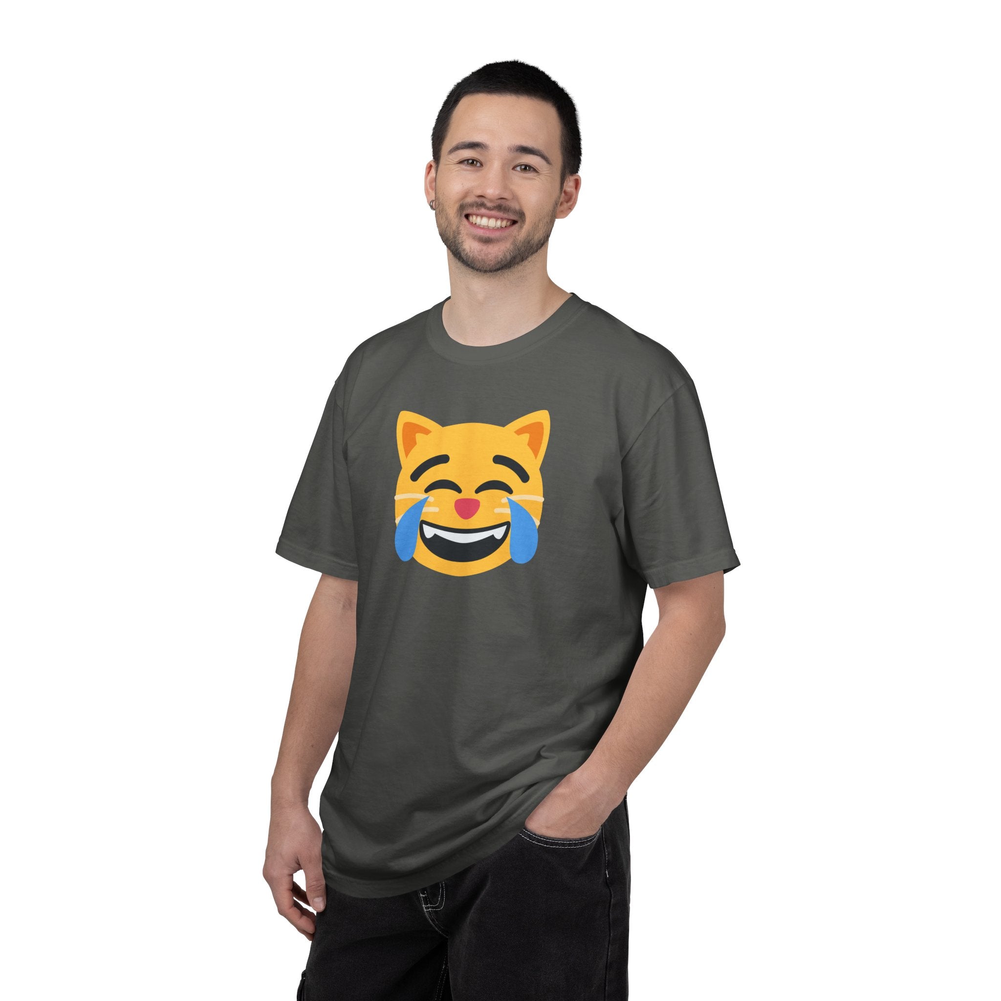 Laughing Cat T-Shirt - Multicolor