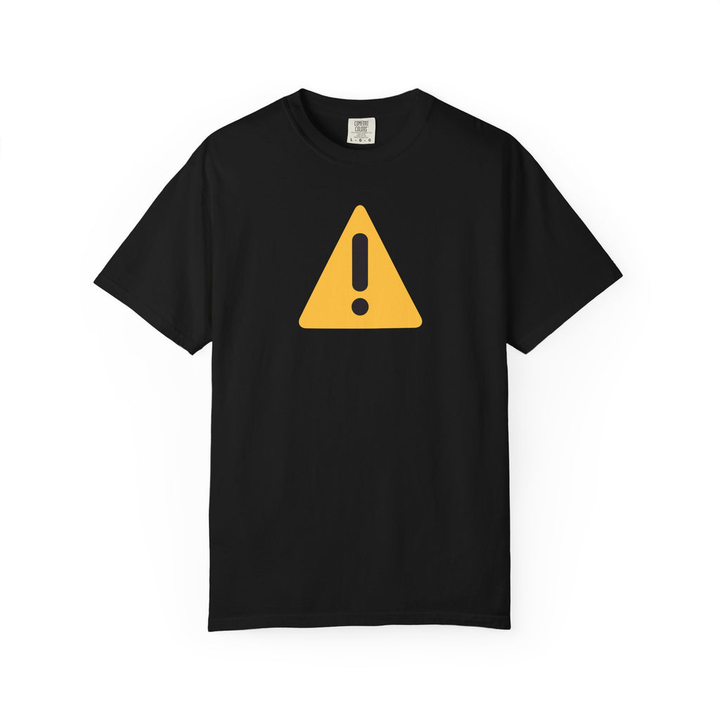 Warning T-Shirt - Black