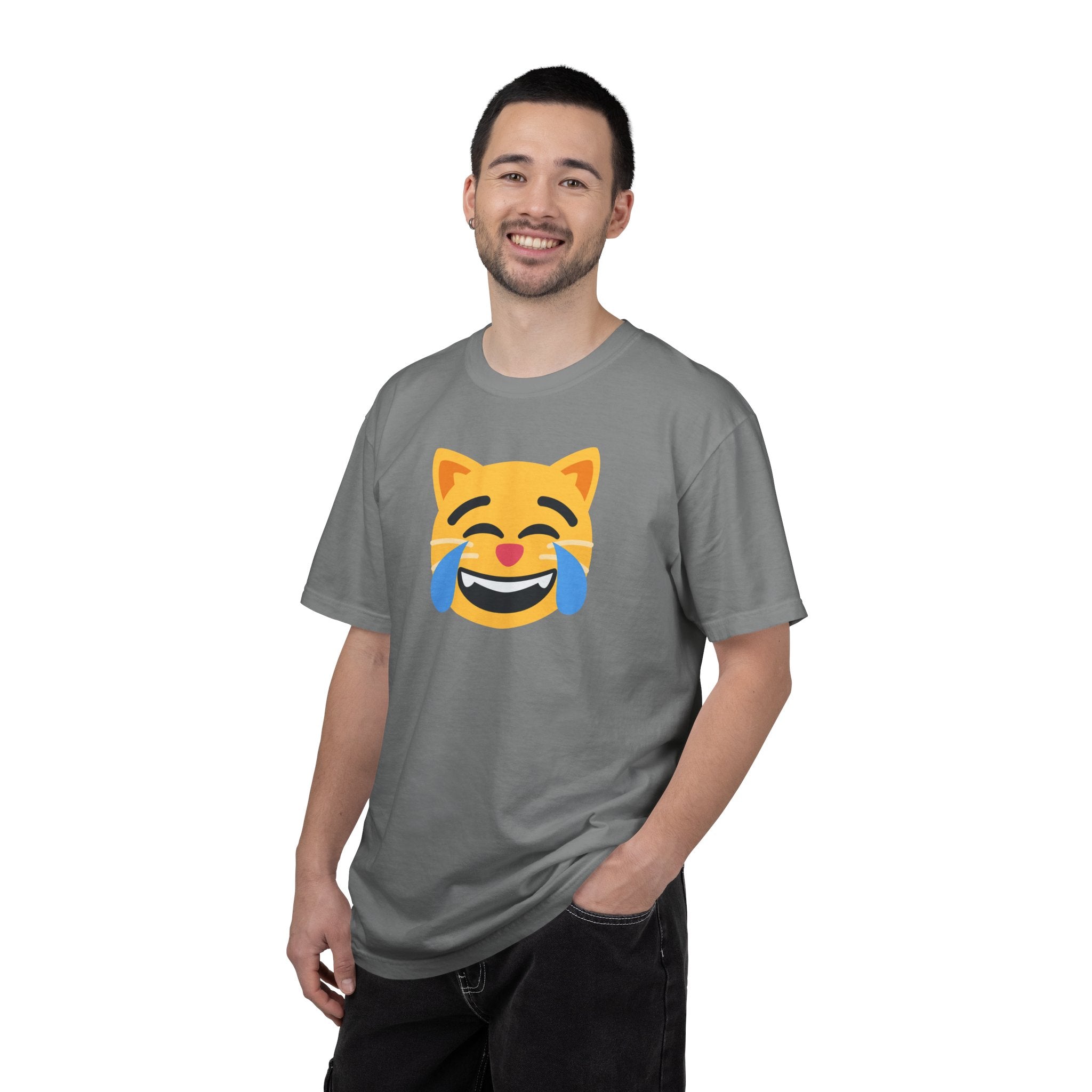 Laughing Cat T-Shirt - Multicolor