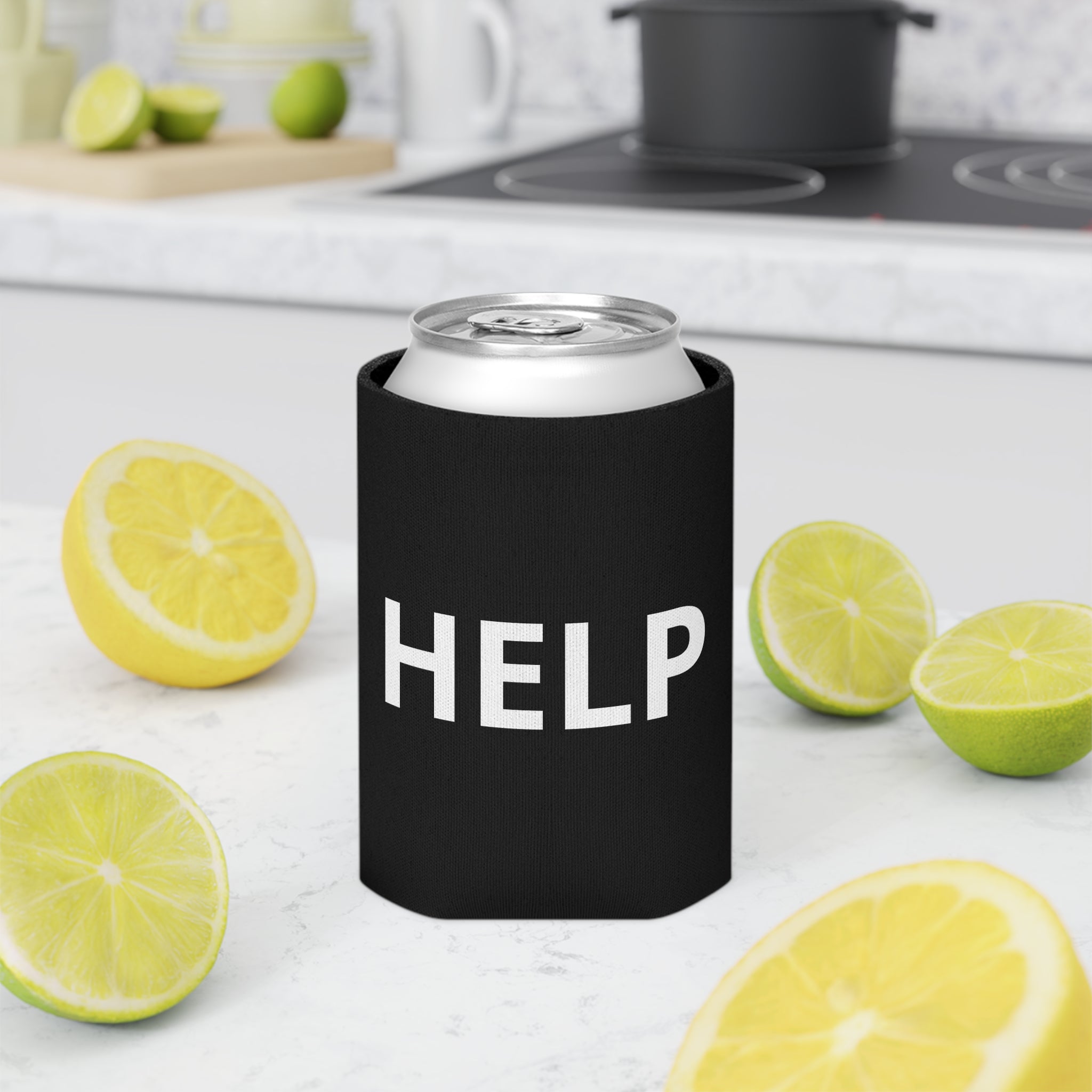 HELP Can Cooler - Black