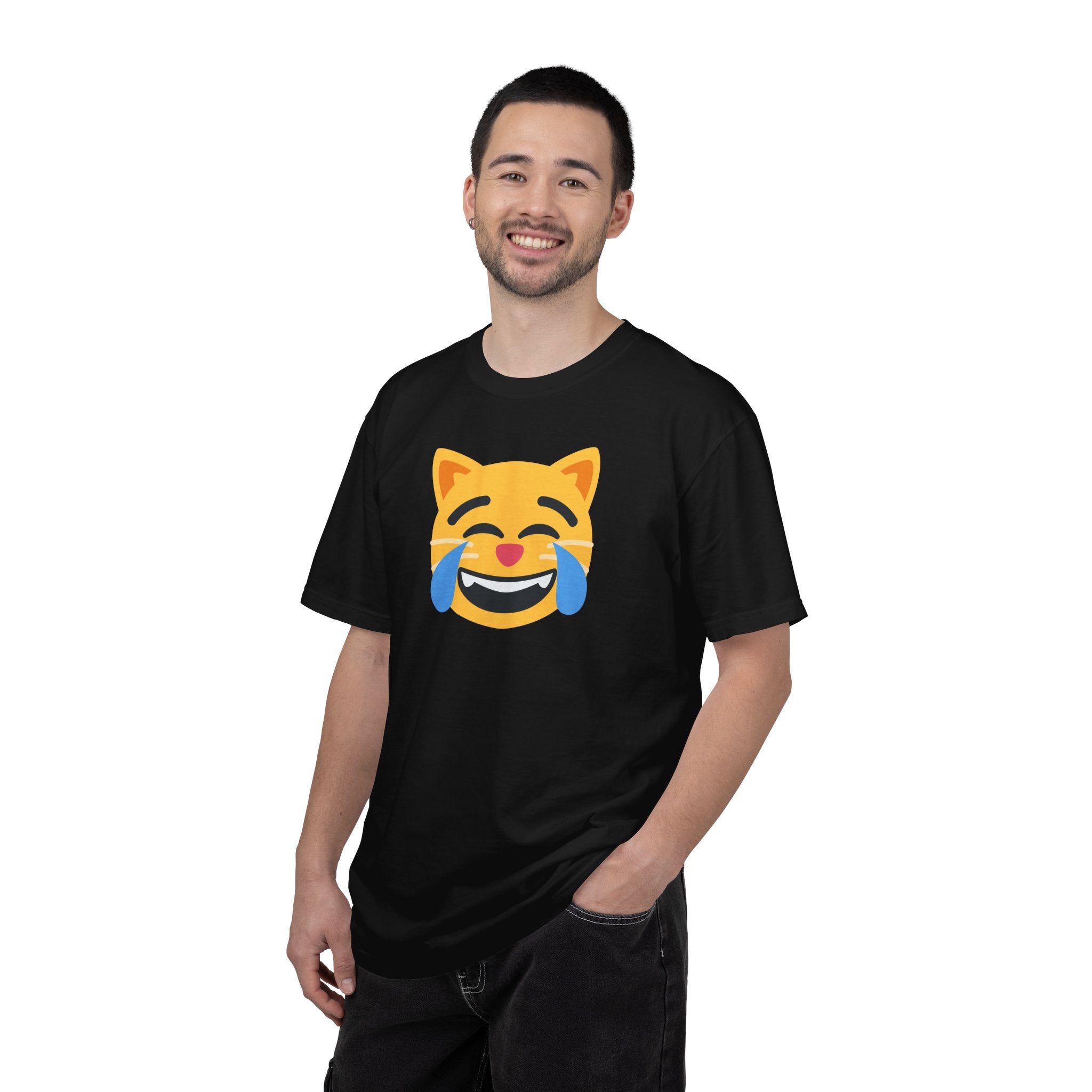 Laughing Cat T-Shirt - Multicolor