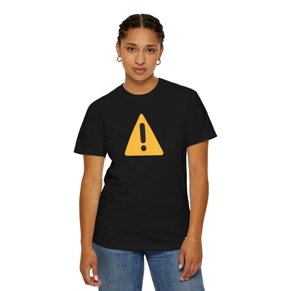 Warning T-Shirt - Black